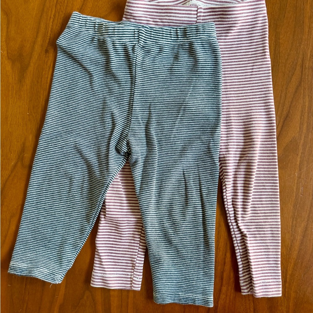Striped Super Soft Leggings Bundle 18-24 ⭐️ Tea Collection ⭐️ Viverano